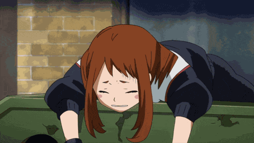 Uraraka Rainbow Uraraka Vomit GIF