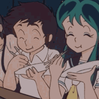 Urusei Yatsura Lum And Ataru GIF
