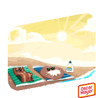 Vacation Oscar Mayer Sticker