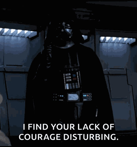 Vader Lack Of Fatih GIF