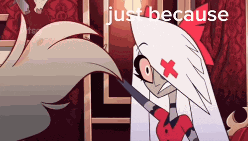 Vaggie Angel Dust GIF