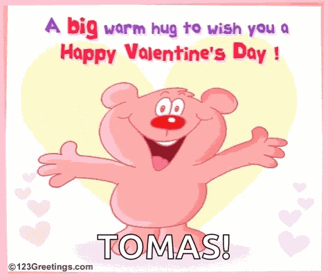 Valentine Hug Happy Valentines Day GIF