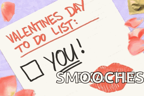 Valentines Day List GIF