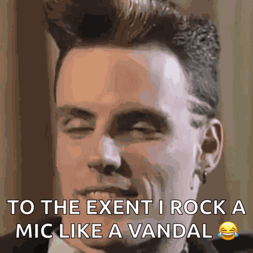 Vanilla Ice Eyebrow GIF