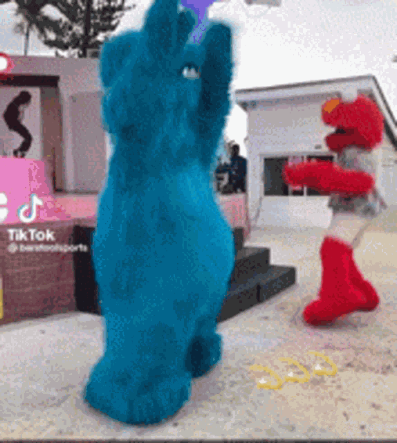 Veegifptocom Cookiemonster Dance GIF
