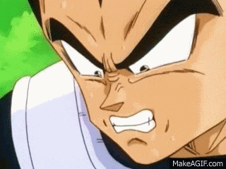 Vegeta Chorando Dbz GIF