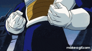 Vegeta Get Crush By Broly GIF