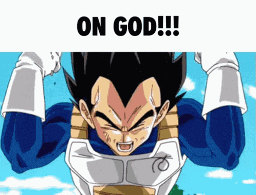 Vegeta On God GIF