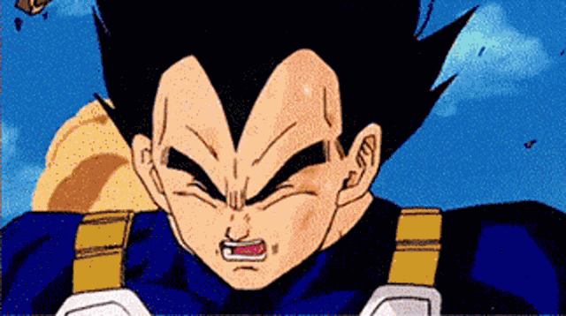 Vegeta Scream GIF
