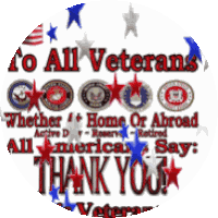 Veterans Day Thank You Sticker