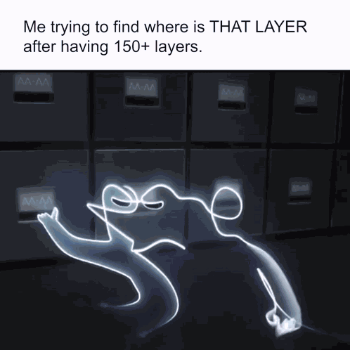 Video Editing 150 Layers GIF