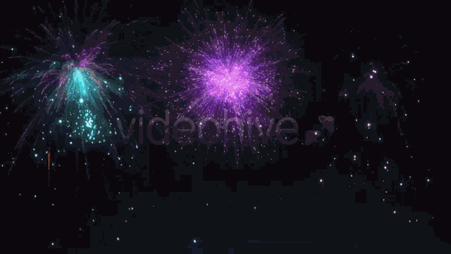 Video Hive Fire Works GIF