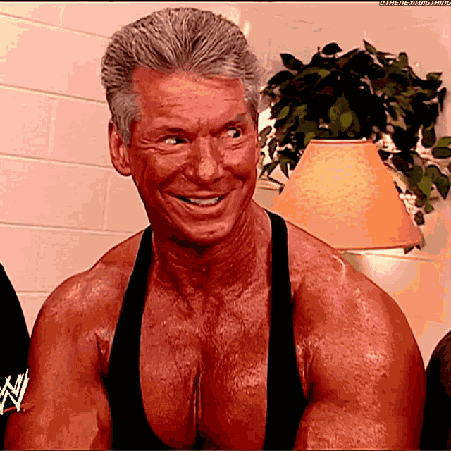 Vince Mcmahon Smile GIF
