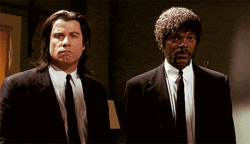 Vincent Vega Jules Winnfield GIF