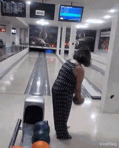 Viralhog Bowling GIF