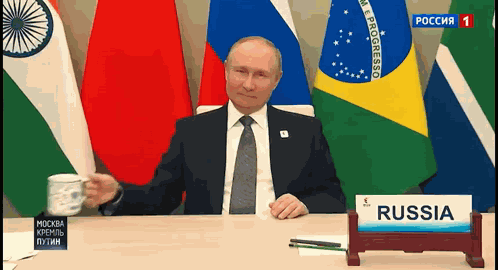 Vladimir Putin Coffee GIF
