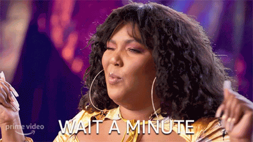 Wait A Minute Lizzo GIF