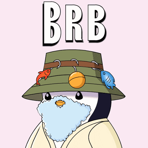 Wait Penguin GIF