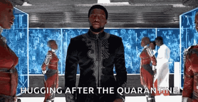 Wakandan Salute Black Panther GIF