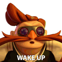 Wake Up Dr Eggman Sticker