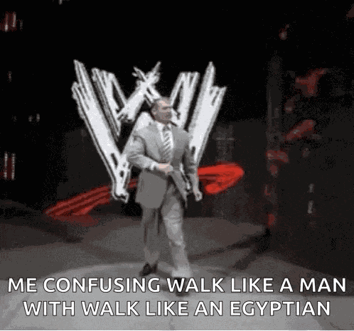 Walking Vince Mc Mahon GIF