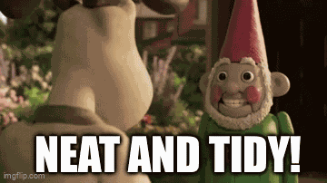 Wallace And Gromit Neat And Tidy GIF