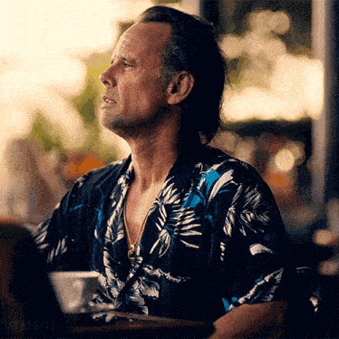 Walton Goggins The White Lotus GIF