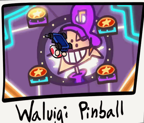 Waluigi Pinball GIF