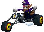 Waluigi Zipper Sticker