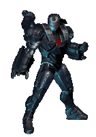 War Machine Marvel Strike Force Djrobe Sticker