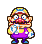 Wario Sick Sticker