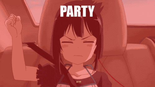 Washio Sumi Party Hard GIF