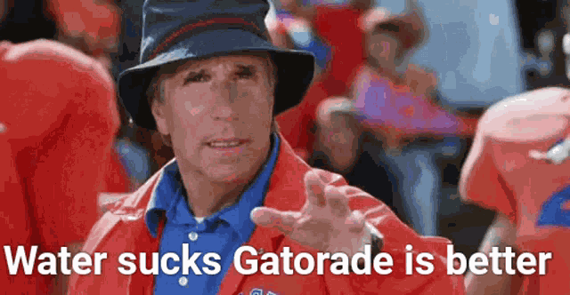 Water Sucks Gatorade Is Better GIF