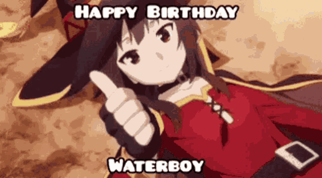 Waterboy Megumin GIF