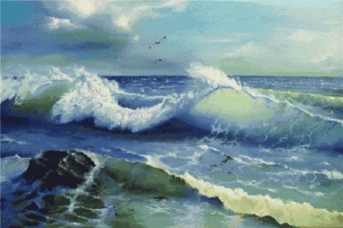 Waves Ocean GIF