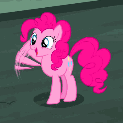 Waving Pinkie Pie GIF