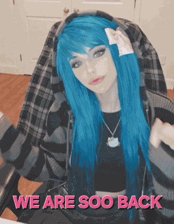 We Are So Back Scene Girl GIF