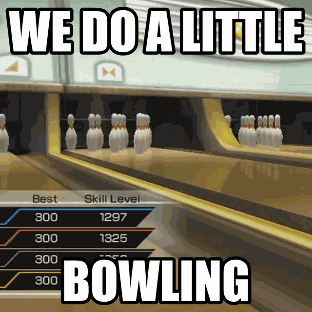 We Do A Little Bowling Wii Sports GIF