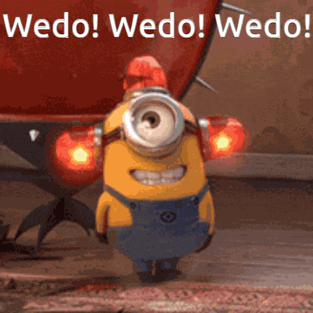 Wedo Minion GIF