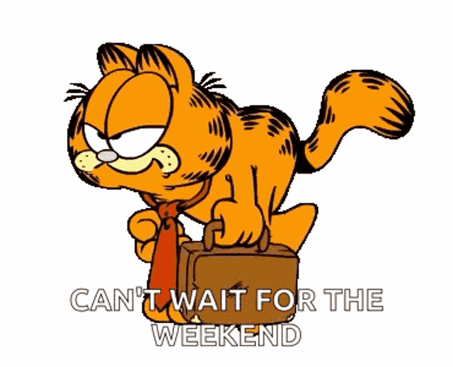 Weekend Garfield GIF