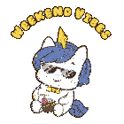 Weekend Vibes Happy Weekend Sticker