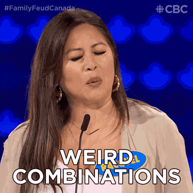 Weird Combinations Racquel GIF