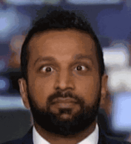Weird Stare GIF