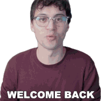 Welcome Back Hunter Engel Sticker