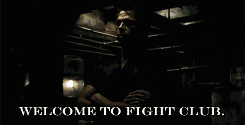Welcome To Fight Club Tyler Durden GIF