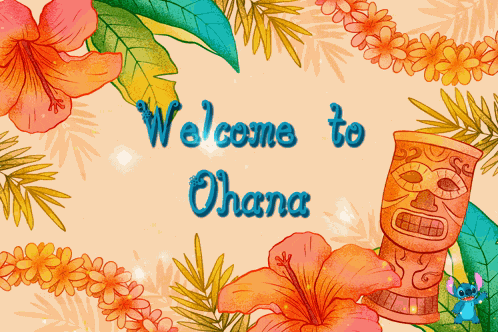 Welcome To Ohana Stitch GIF