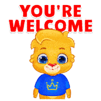 Welcome Youre Welcome Sticker