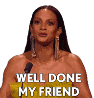 Well Done My Friend Alesha Dixon Sticker