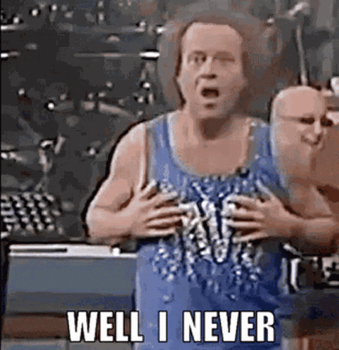 Well I Never Richard Simmons GIF
