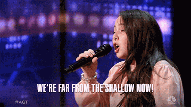 Were Far From The Shallow Now Americas Got Talent GIF